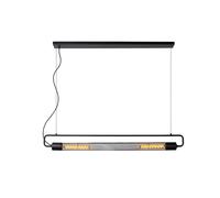 Lucide CALIXT - Lámpara colgante - 2xE27 - Negro Negro