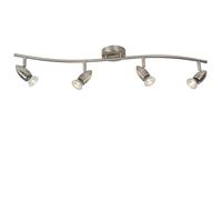 LUCIDE CARO-LED - Foco de techo - LED - GU10-4x5W 2700K - Cromo mate
