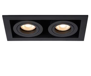 LUCIDE CHIMNEY - Foco empotrable en el suelo - 2xGU10 - Negro
