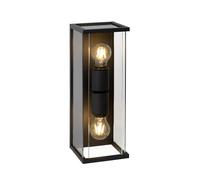 LUCIDE CLAIRE - Lámpara de pared Dentro/Fuera - 2xE27 - IP54 - Antracita