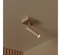 Lucide Downlight Grado, longitud 10 cm, color topo, metal
