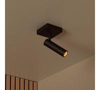 Lucide Downlight Grado, longitud 10 cm, negro, metal