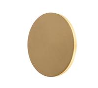 LUCIDE EKLYPS LED - Lámpara de pared - Ø 15 cm - LED - 1x6W 3000K - Oro mate/Latón