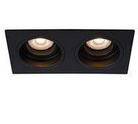 LUCIDE EMBED - Foco empotrable en el suelo - 2xGU10 - Negro