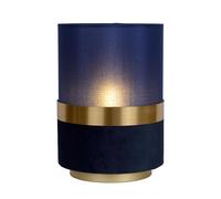 LUCIDE EXTRAVAGANZA TUSSE - Lámpara de mesa - Ø 15 cm - 1xE14 - Azul