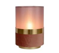 LUCIDE EXTRAVAGANZA TUSSE - Lámpara de mesa - Ø 15 cm - 1xE14 - Rosa