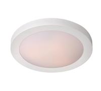 LUCIDE FRESH - Lámpara de techo Baño - Ø 35 cm - 2xE27 - IP44 - Blanco