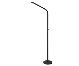 LUCIDE GILLY - Stehlampe Mit Leselampe - LED Dim. - 1x3W 2700K - Schwarz