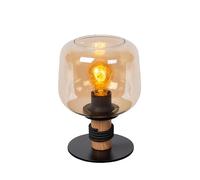 LUCIDE ILONA - Lámpara de mesa - Ø 18 cm - 1xE27 - Ámbar