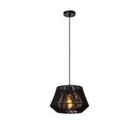 LUCIDE JESSICA - Lámpara colgante - Ø 30 cm - 1xE27 - Negro