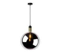 Lucide JULIUS - Lámpara colgante - Ø 40 cm - 1xE27 - Ahumado Ahumado