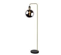 LUCIDE JULIUS - Lámpara de suelo - Ø 28 cm - 1xE27 - Ahumado