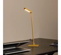 Lucide Lámpara de mesa LED Lavale, amarillo ocre, atenuable, altura 42 cm EC:EPREL:1840929