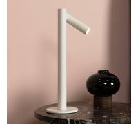 Lucide Lámpara de mesa LED recargable Antrim, blanca, 1 luz, IP54, atenuable