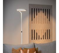 Lucide Lámpara de pie LED Celeste, blanca, altura 174 cm, metal EC:EPREL:1889199