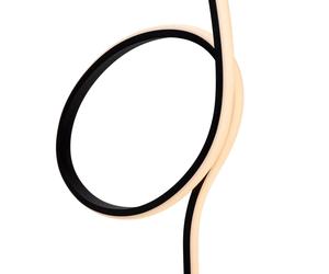 Lucide Lámpara de pie LED Flamingo, negra, RGB, acero, altura 127 cm