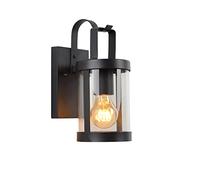 Lucide Aplique de exterior Lindelo con cristal transparente