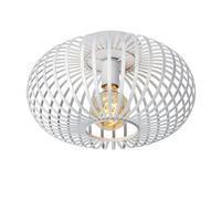 LUCIDE MANUELA - Lámpara de techo - Ø 39,5 cm - 1xE27 - Blanco