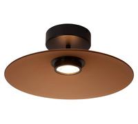 Lucide MENGA – Lámpara de techo empotrable – Ø 40 cm – LED con regulador de intensidad – 1x11 W, 2700 K - Color ámbar