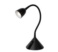 LUCIDE MILO - Lámpara de escritorio - Ø 12,8 cm - LED - 1x3,2W 3000K - Negro