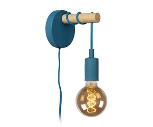 LUCIDE POLA - Lámpara de pared Infantil - 1xE27 - Azul