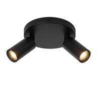 LUCIDE RITMO - Foco de techo - Ø 15 cm - 2xGU10 (MR11) - Negro