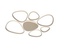 Lucide lámpara LED de techo Samling, longitud 90 cm, color topo, metal EC:EPREL:2232962