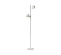 Lucide SKANSKA - Lámpara de suelo - LED Regul. - 2x5W 3000K - Blanco Blanco
