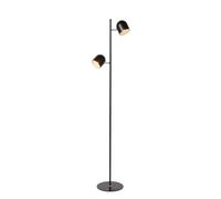 Lucide SKANSKA - Lámpara de suelo - LED Regul. - 2x5W 3000K - Negro Negro