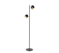 Lucide SKANSKA - Lámpara de suelo - LED Regul. - 2x5W 3000K - Negro Negro
