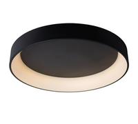 Lucide Plafón LED Talowe, negro, Ø 80 cm