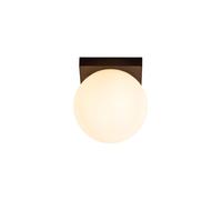 Lucide TASSA - Lámpara de techo Baño - Ø 13,5 cm - LED Dim to warm - 1x12W 1800K/3000K - IP40 - Negro Negro