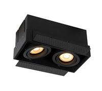 Lucide Foco Trimless, 2 luces, negro