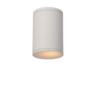 LUCIDE TUBIX - Foco de techo Dentro/Fuera - Ø 10,8 cm - 1xE27 - IP54 - Blanco