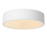 LUCIDE UNAR - Plafonnière - Ø 20cm - LED 3 StepDim - 1x12W 2700K - Blanco