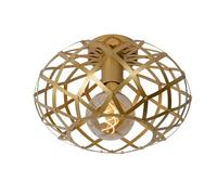 LUCIDE WOLFRAM - Lámpara de techo - Ø 30 cm - 1xE27 - Oro mate/Latón