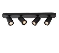 LUCIDE XYRUS - Foco de techo - LED Dim to warm - GU10-4x5W 2200K/3000K - Negro