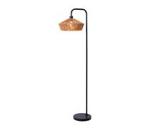 LUCIDE YUNKAI - Lámpara de suelo - Ø 40 cm - 1xE27 - Natural