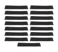 LUCKDANO 15 Piezas Adhesivas para Escaleras 6x30 Pulgadas PEVA Antideslizantes Autoadhesivas Pelar y Pegar, Exteriores Peldaños de Madera con Agarre para Interiores (BLACK)