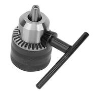 LUCKDANO Portabrocas de Prensa de Taladro, Kit de Herramientas de Fresado con Adaptador de Portabrocas B16 de 5-13MM, Tipo Llave con Carcasa y Mecanismo de Agarre Superior