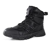 LUDEY Botas Militares Tácticas para Hombre Ligero Botas Policiales de Combate Seguridad de Trabajo Combate Desierto Negro 45EU