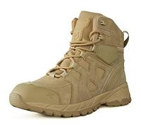 LUDEY Botas Militares Tácticas para Hombre Ligero Botas Policiales de Combate Seguridad de Trabajo Combate Desierto Beige 43EU
