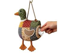 lugreat Juego de soporte para pañuelos, organizador retro de rollos de papel higiénico, soporte para pañuelos de pato y pollo, para baño, mesita de noche, dormitorio, hogar, mujeres, madre, ama de