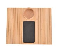 Luieonm Bandeja para reposabrazos de sofá, bandeja antideslizante y plegable para reposabrazos, organizador que ahorra espacio, suministros de almacenamiento ligeros para chaise longue, sillón