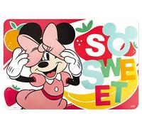 Lulabi Disney Minnie Happytime - Juego de 12 manteles Individuales de Polipropileno, 45 x 30 cm