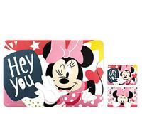 Lulabi Minnie Icon - Juego de 12 manteles Individuales de Polipropileno, 30 x 45 cm