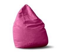 Lumaland Beanbag Puff Otomano XL Comfort Line | 60 x 45 cm & 120Lt | Sillón Gigante Infantil & Gamer para una Comodidad Total | Cojín de Relax con Costuras Reforzadas y Relleno de Perlas EPS [Rosa]
