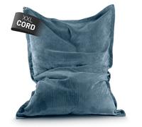 Lumaland Cord Saco XXL 380L Cojín de asiento gigante Beanbag con relleno de c...