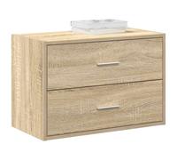Lumanois Armario con 2 cajones Roble Sonoma 60x31x40 cm,Mobiliario,Armarios y Almacenamiento,Cajoneras,12.35kg-858825