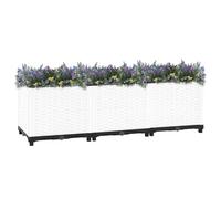 Lumanois Arriate Polipropileno 120x40x38 cm, Casa y jardín Jardín Jardinería Maceteros y jardineras, Gris, 7.12kg